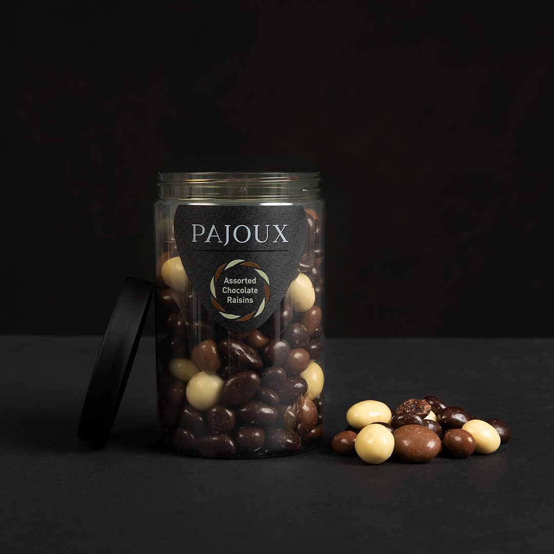 Pajoux Assorted Chocolate Raisins (Large)