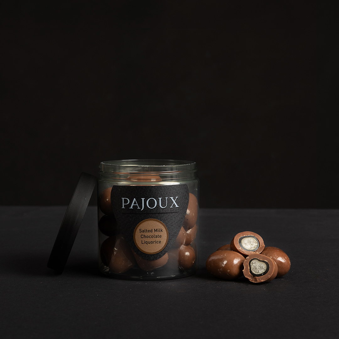 Pajoux - Salted Milk Chocolate Covered Liquorice (S)